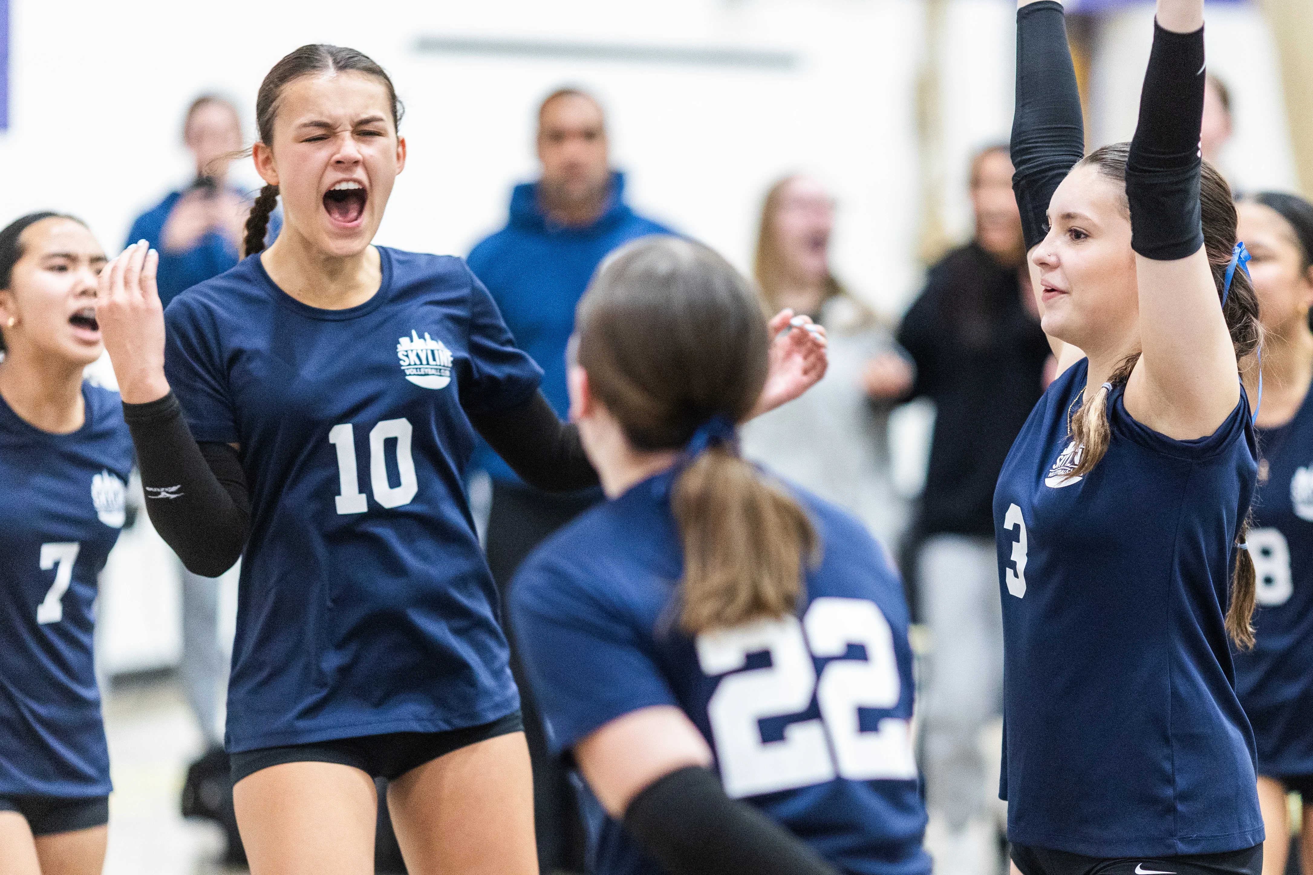 Sky Volleyball affiliate coaches and staff working together on program structure