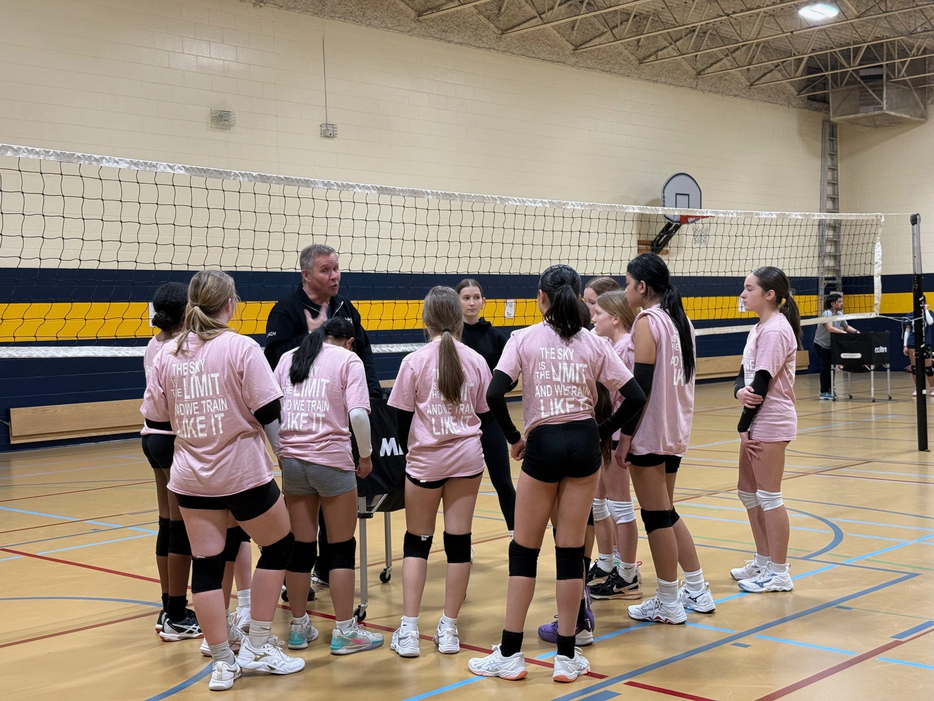 Sky High Volleyball Club coaching session