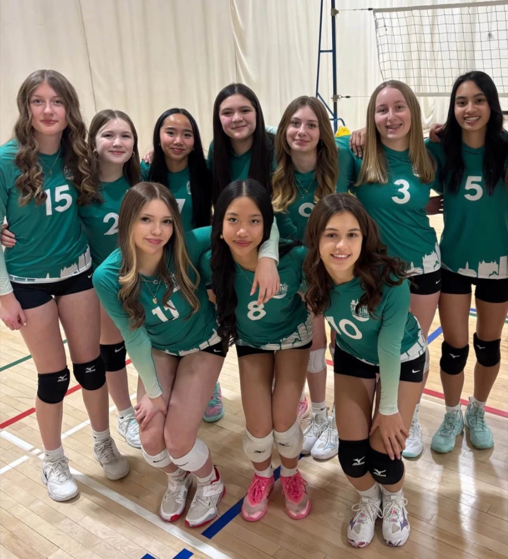 Athletes at Sky High seasonal camps