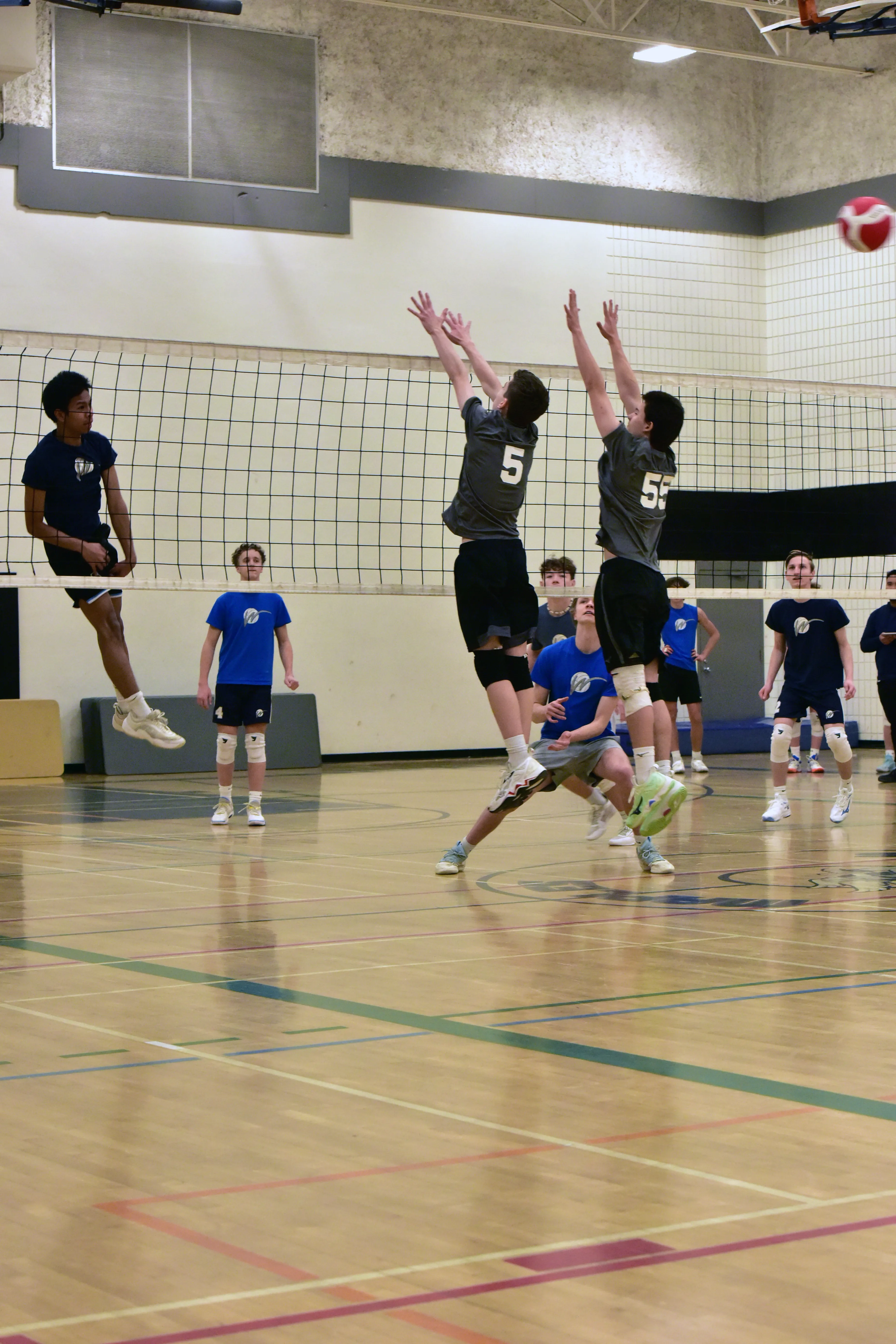 Athletes training at Skyline Volleyball